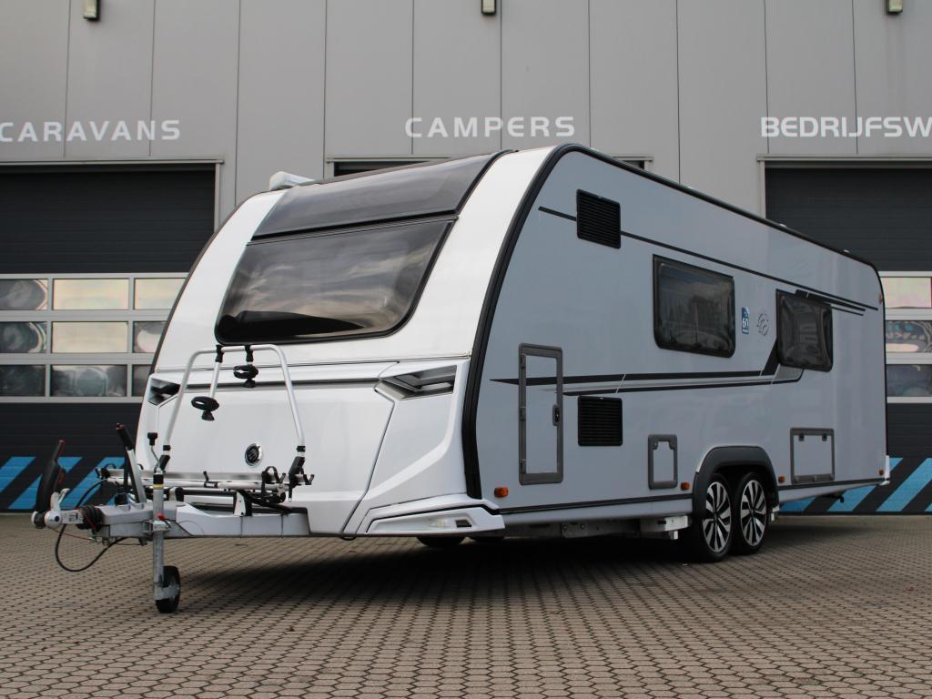 Knaus Sudwind 60 Years 650 PEB Mover Voortent Airco Voortent, Caravans en Kamperen, Schokbreker, Rondzit, Bedrijf, Tot en met 3