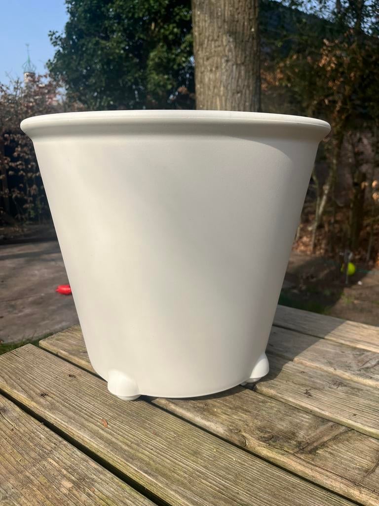 Pot voor planten - binnenshuis, Tuin en Terras, Kunststof, Rond, Ophalen of Verzenden, Zo goed als nieuw