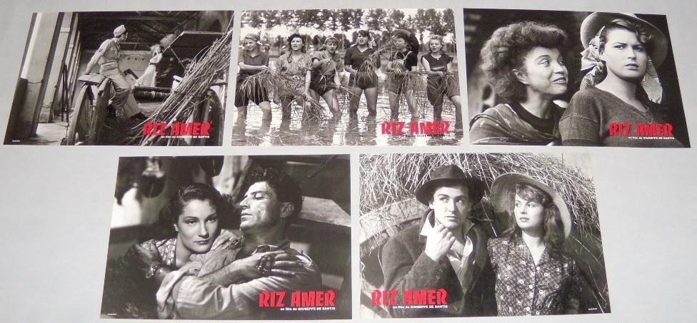 BITTERE   RIJST( Riso   Amaro )      filmfotoset., Verzenden, Nieuw, A4 of kleiner, Film en Tv