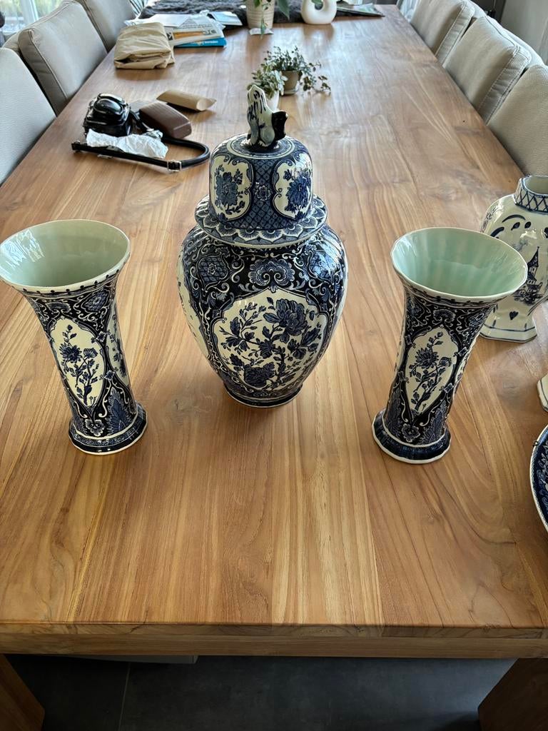 Delfs blauwe vazen, Antiek en Kunst, Ophalen