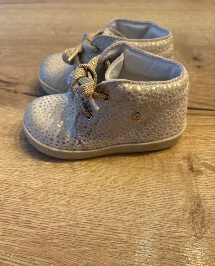 Falcotto babyschoentjes maat 21 - Goudkleurig, Jongetje of Meisje, Ophalen of Verzenden, Gebruikt, Schoentjes