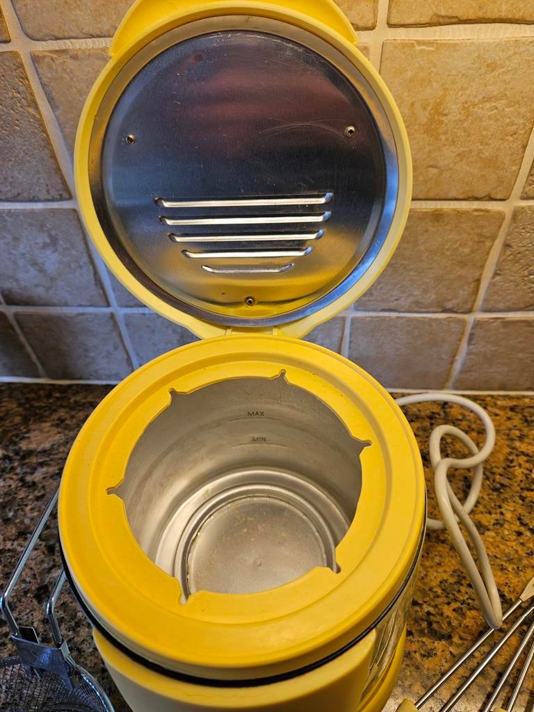 Fonduepan/friteuse!, Ophalen of Verzenden, Zo goed als nieuw, Elektrisch, Fonduepan