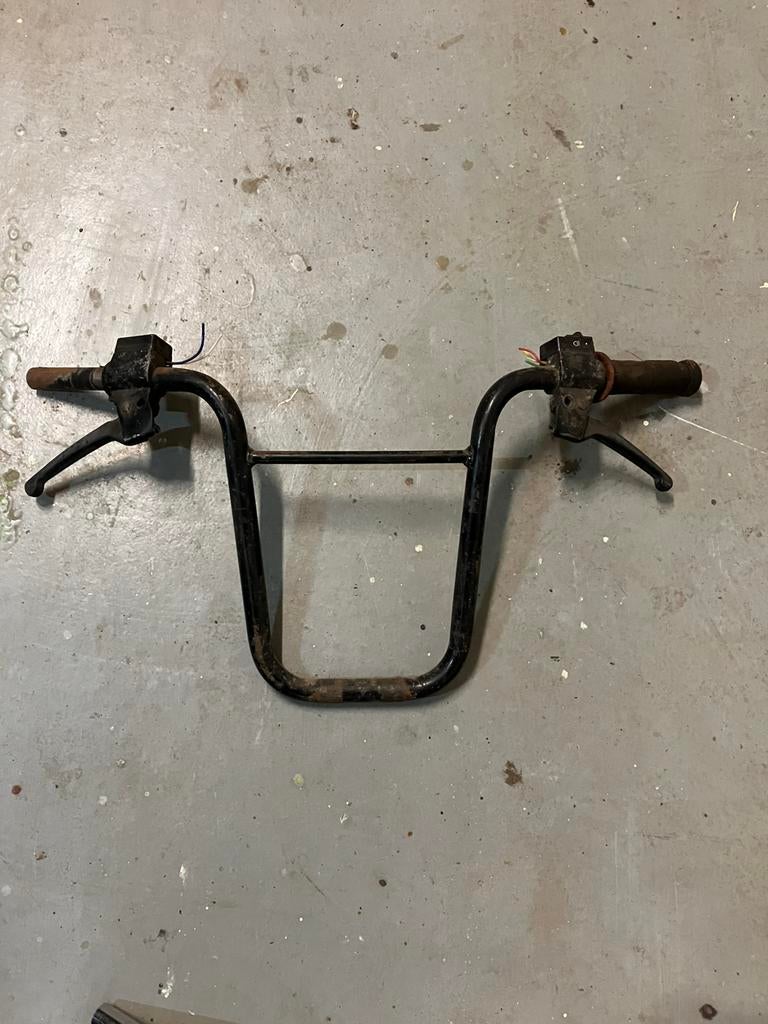 Tomos hoog stuur zwart met schakelaars, Ophalen of Verzenden