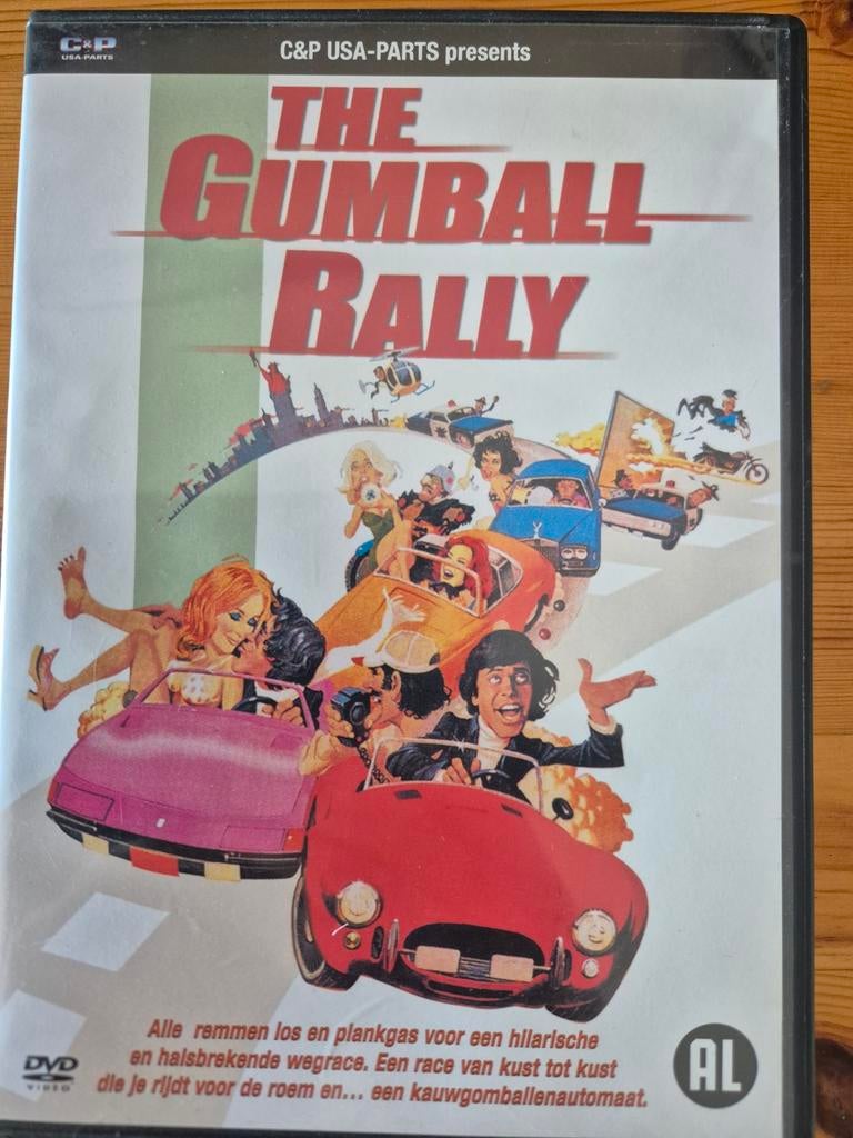 The Gumball Rally DVD, Alle leeftijden, Ophalen of Verzenden, Zo goed als nieuw, Actiekomedie