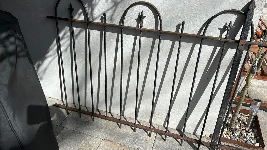 Smeedijzeren hek, Tuin en Terras, Tuinhekken en Hekwerk, Ophalen, Zo goed als nieuw, IJzer, Sierhekwerk
