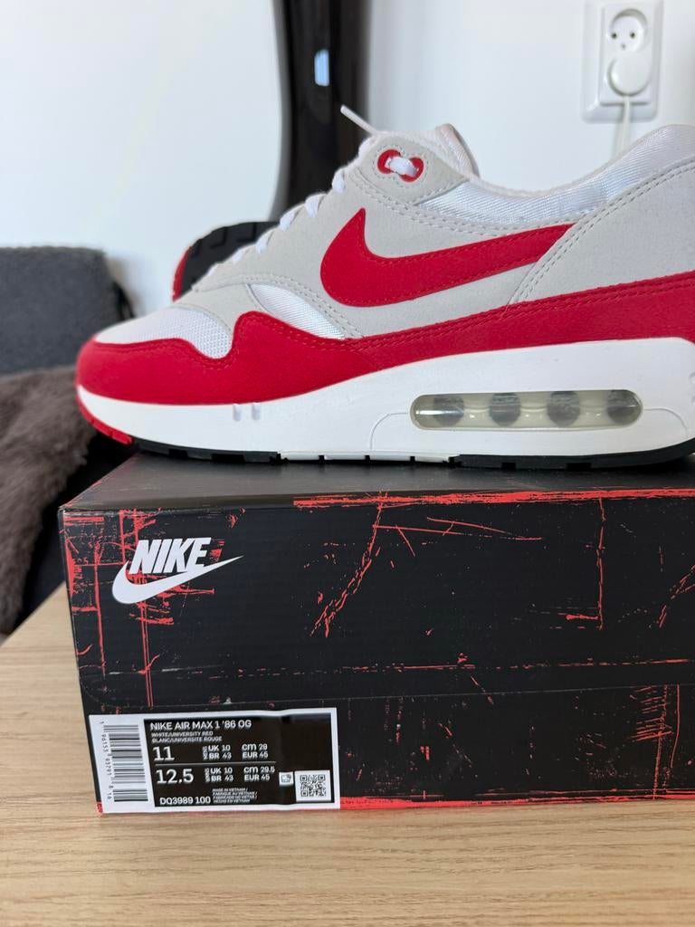 Nike Air Max 1 '86 OG Big Bubble, Kleding | Heren, Schoenen, Overige kleuren, Ophalen of Verzenden, Sneakers of Gympen, Zo goed als nieuw
