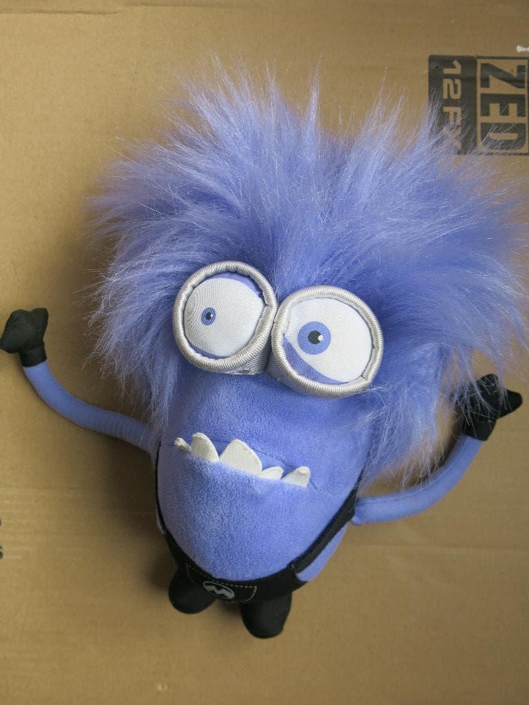 Paarse Minion Knuffel, Paars, Gebruikt, Overige merken, Overige karakters