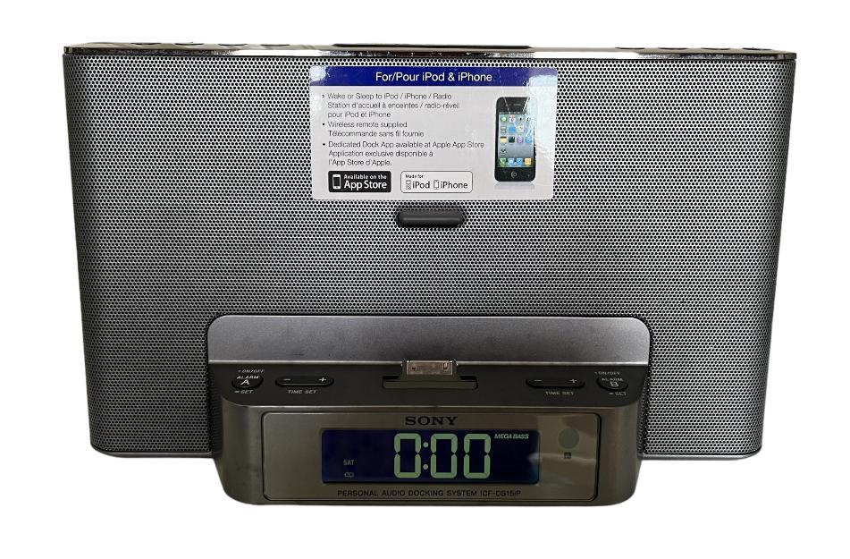 Sony personal audio ICF DS15 IP, Witgoed en Apparatuur, Wekkers, Zo goed als nieuw, Ophalen of Verzenden