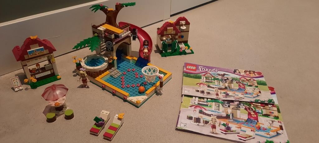 Lego Friends heartlake zwembad 41008, Lego, Friends, Ophalen of Verzenden, Zo goed als nieuw