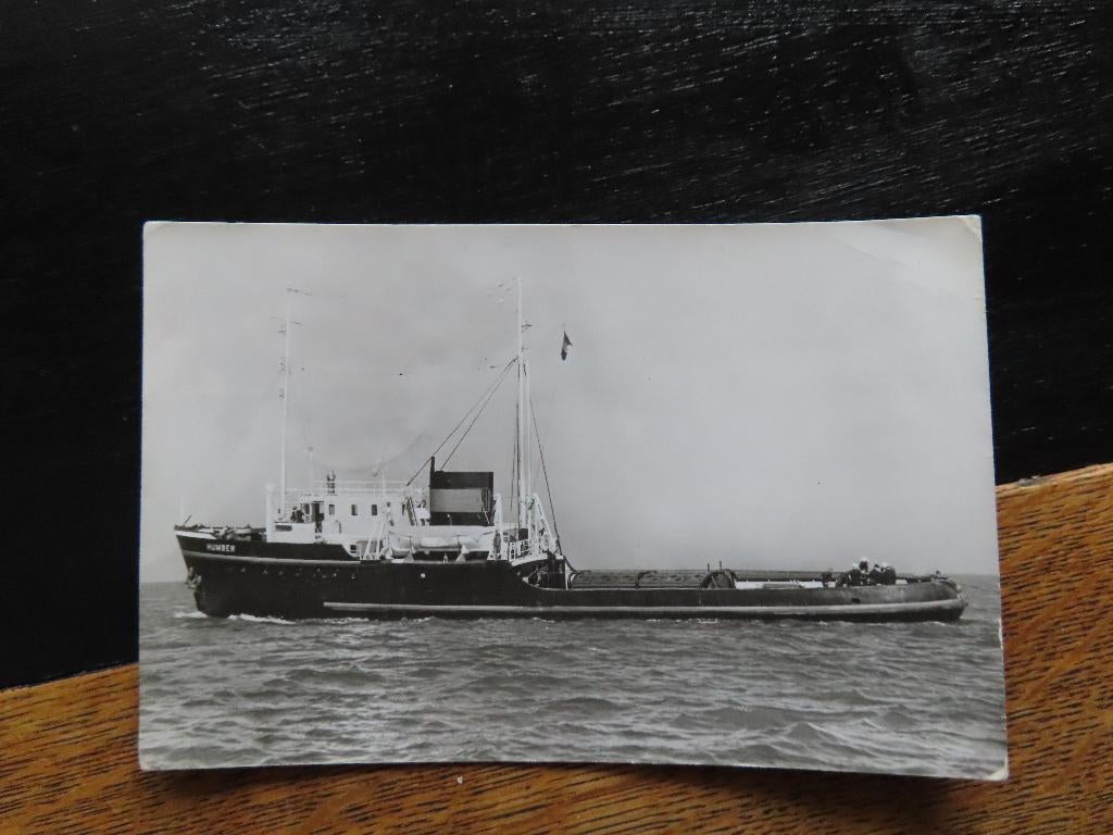 ansichtkaart sleepboot "Humber" Smit & co, Ophalen of Verzenden, Gebruikt, Kaart, Foto of Prent