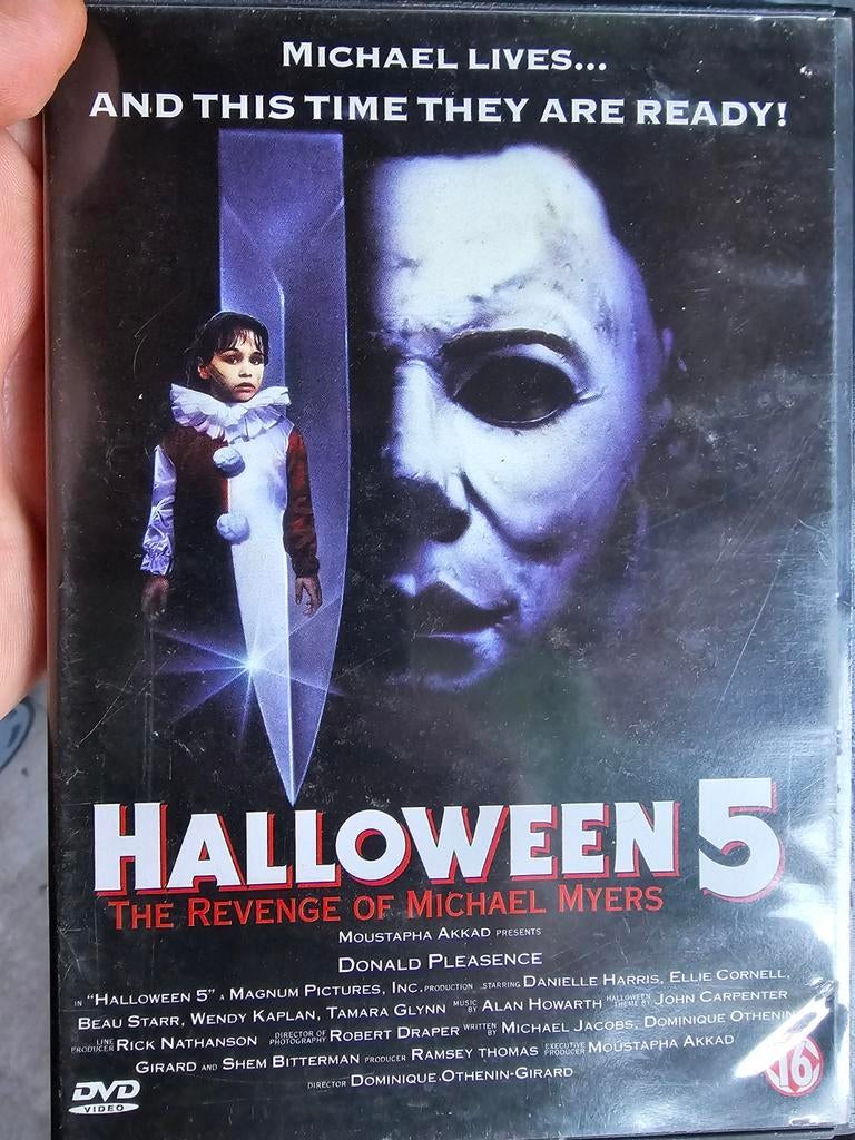Halloween 5: The Revenge of Michael Myers DVD - 2+2 gratis!, Cd's en Dvd's, Dvd's | Horror, Vanaf 16 jaar, Ophalen of Verzenden
