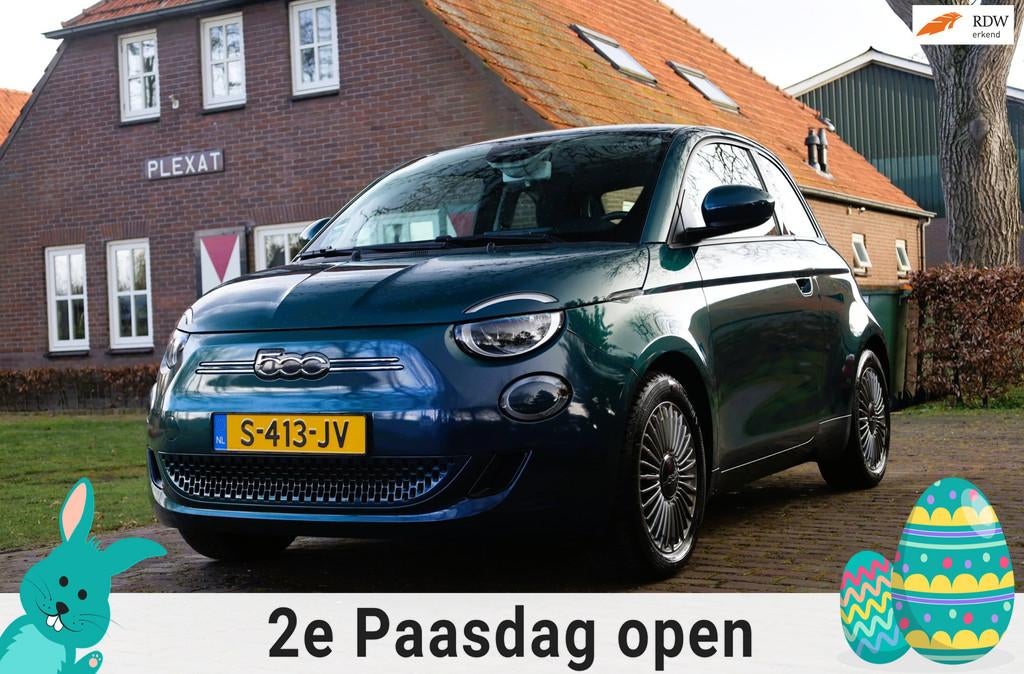 Fiat 500 Icon 42 kWh Aut. | Full Led | SOH 88% | Apple Car P, 4 stoelen, Origineel Nederlands, 1265 kg, 42 kWh