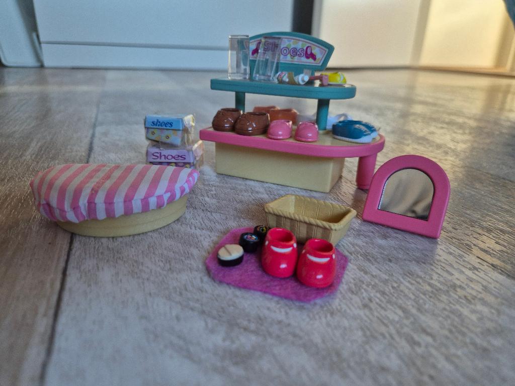 Sylvanian Families schoenenwinkel 4862, Ophalen, Gebruikt, Toebehoren