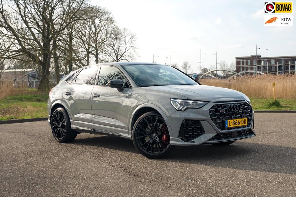 Audi RS Q3 Sportback 2.5 TFSI 511pk Quattro | B&O | MILLTEK, Gebruikt, 1675 kg, Bedrijf, Vierwielaandrijving