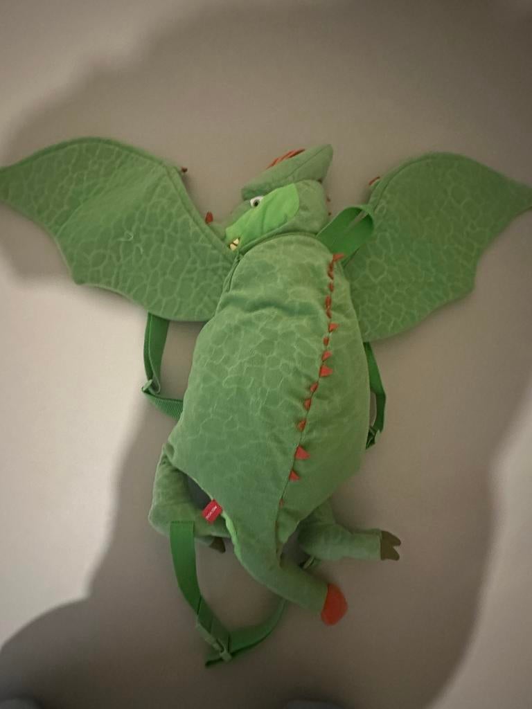 Draak rugzak Efteling, Verzamelen, Efteling, Gebruikt, Gebruiksvoorwerp, Ophalen of Verzenden