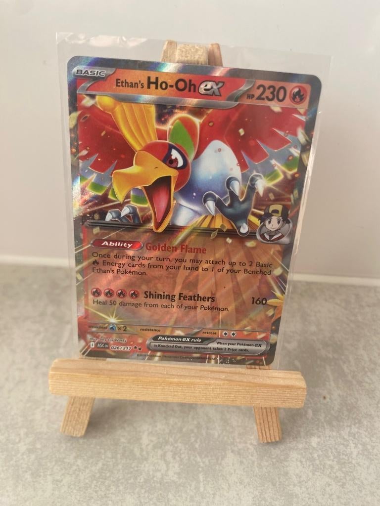 ** Ascended Heroes - Ethan's Ho-Oh EX **, Ophalen of Verzenden, Zo goed als nieuw