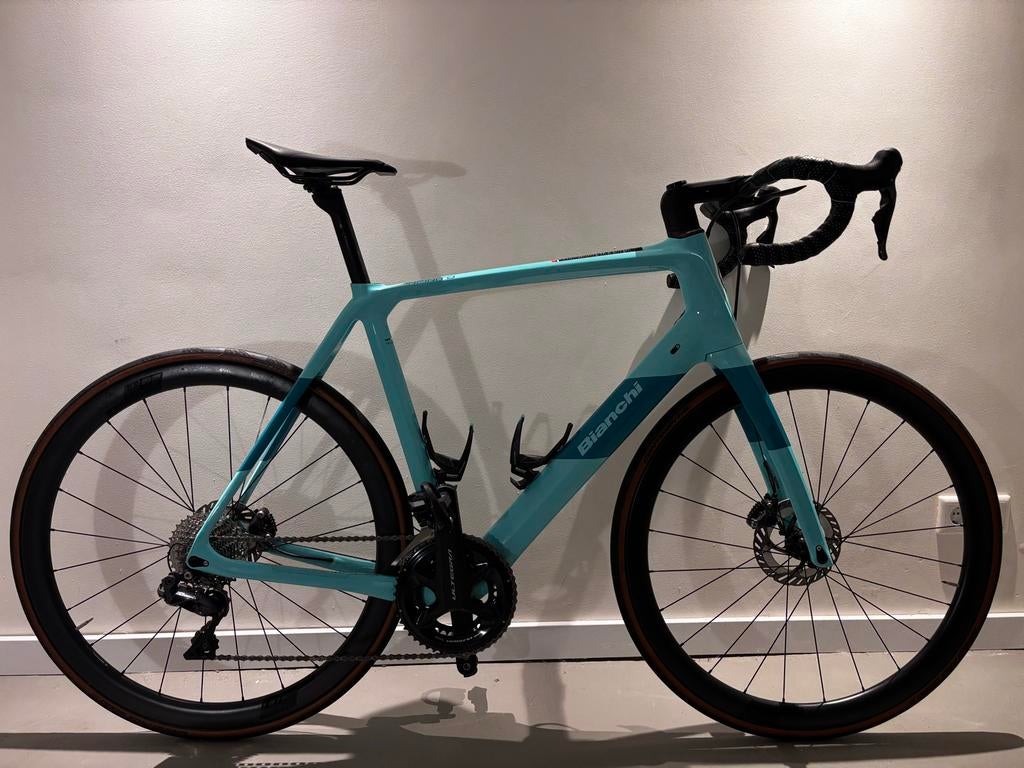 Bianchi Infinito CV Disc maat 57, 28 inch, Carbon, Heren, Zo goed als nieuw