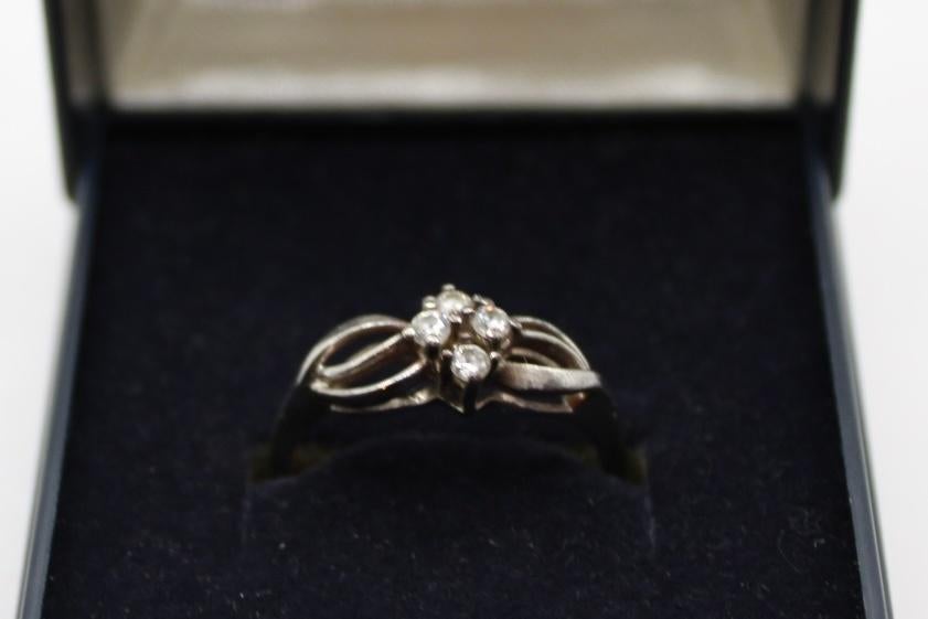 Zirkoon ring 925 zilver maat US 8 1/4, Ophalen of Verzenden, Overige materialen, Ring