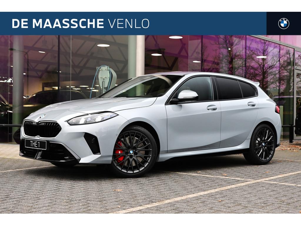 BMW 1 Serie 120 High Executive M Sport Automaat / Sportstoel, Zwart, 156 pk, Bedrijf, 3 cilinders