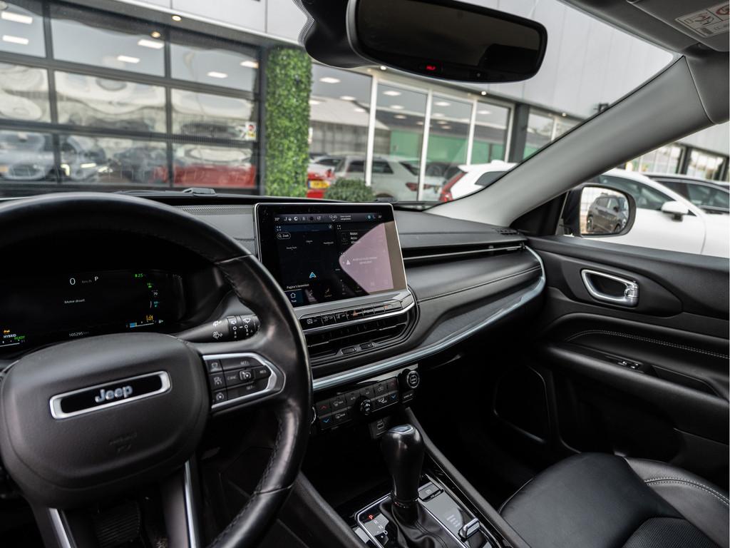 Jeep Compass 4xe 240 Plug-in Hybrid Electric S | Virtual | C, Auto's, Jeep, Automaat, Gebruikt, Zwart, 4 cilinders