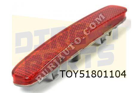 Toyota Verso reflector Rechts (in achterbumper)  Origineel!, -, Verzenden, -, Nieuw