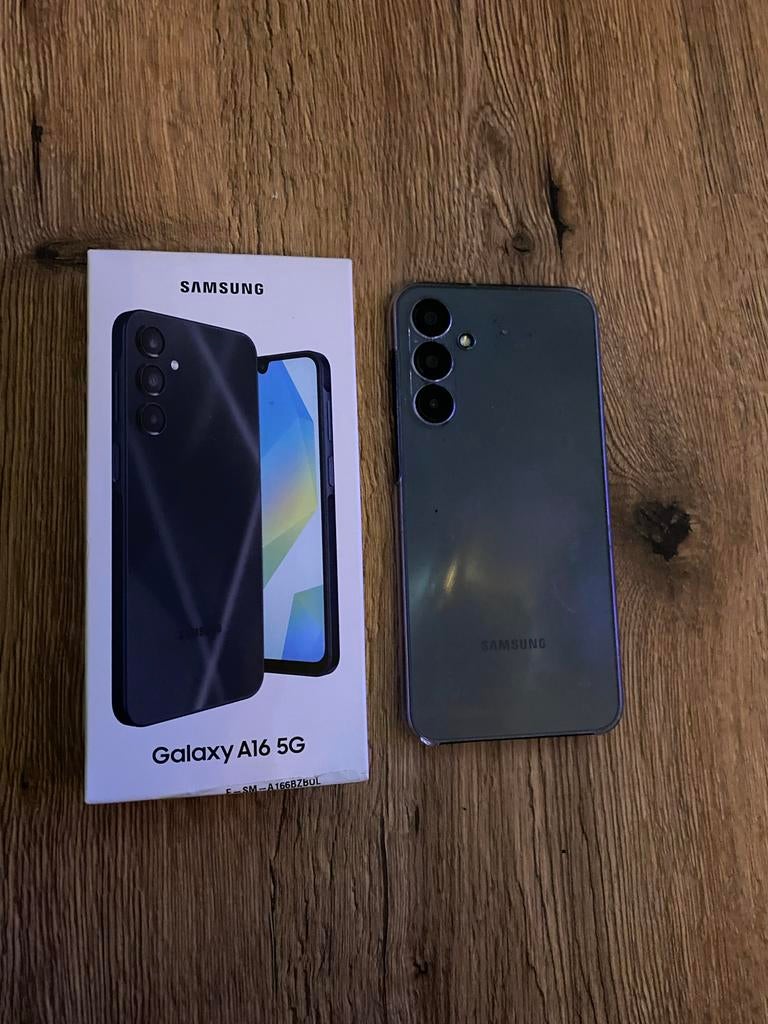 Samsung Galaxy A16 5G zo goed als nieuw, Telecommunicatie, Mobiele telefoons | Samsung, Zwart, Nieuw, Ophalen of Verzenden, Zonder abonnement