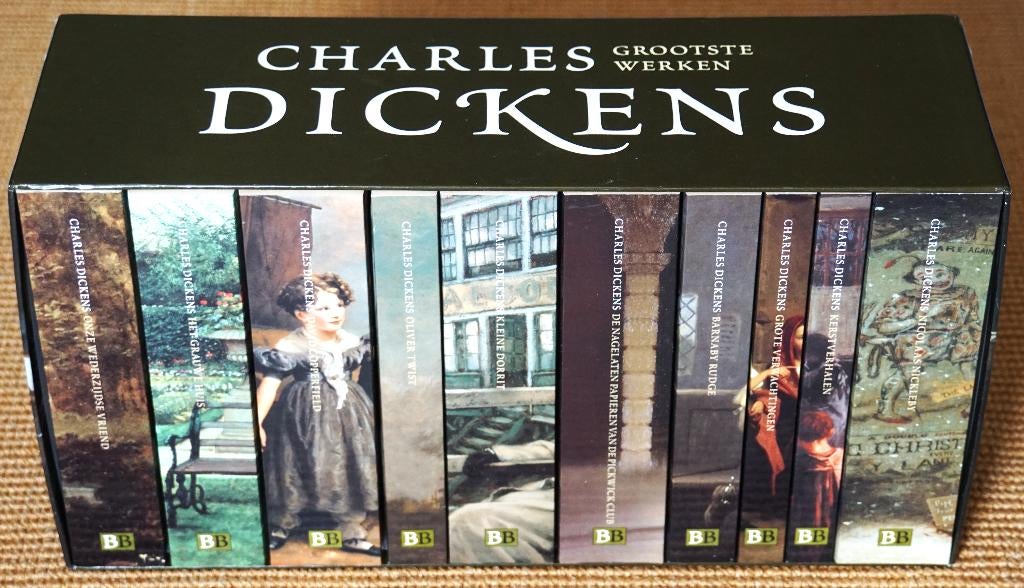 Charles Dickens, grootste werken (10 delen in cassette), Boeken, Ophalen of Verzenden, Zo goed als nieuw, Nederland, Charles Dickens