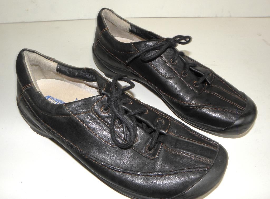 Zwarte Wolky veterschoen maat 39, Wolky, Zwart, Overige typen, Ophalen of Verzenden