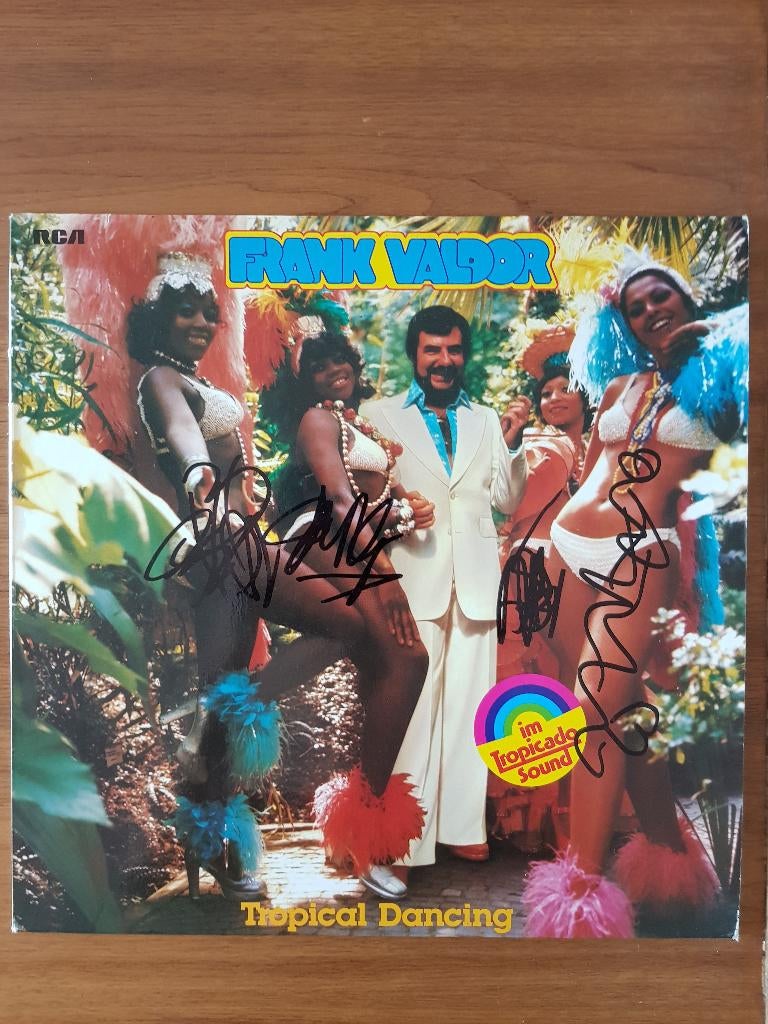Ruil of koop Signed!! Frank Valdor "Tropical Dancing" (RCA), Ophalen of Verzenden, Zo goed als nieuw, 12 inch