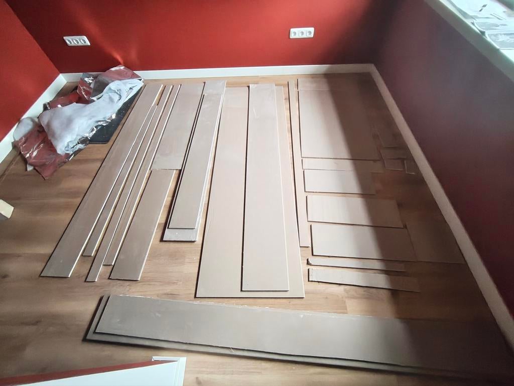 Restpartij stucplaten 9,5mm - diverse maten, Ophalen, Gebruikt, Overige materialen, Minder dan 20 mm