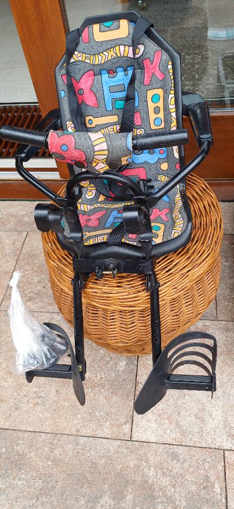 kinderfietsstoeltjes, Ophalen, Gebruikt, Voorzitje, Voetsteuntjes