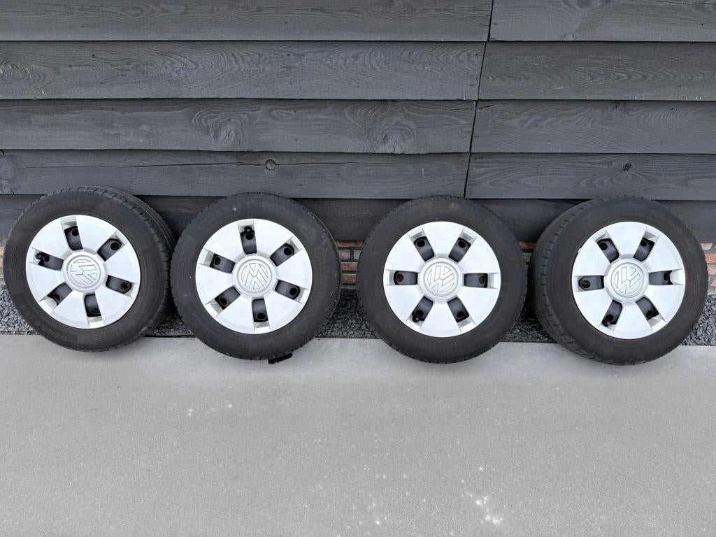 Volkswagen UP! 14 inch Continental zomerbanden, 14 inch, Gebruikt, 175 mm, Banden en Velgen