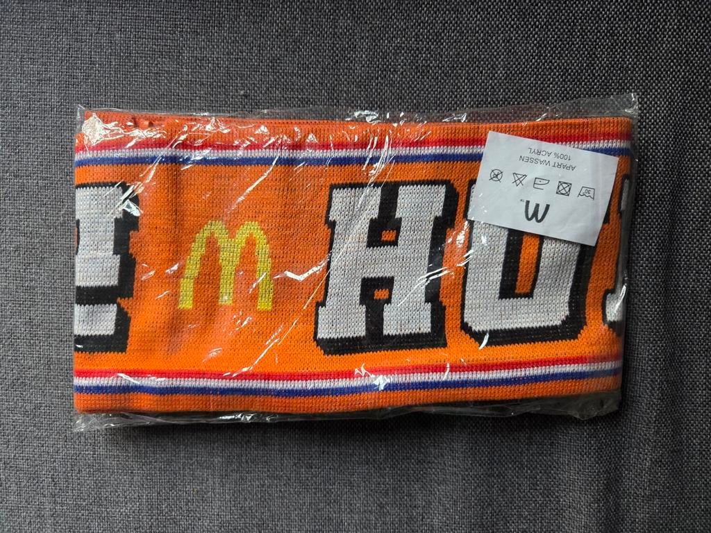 Sjaal MC Donalds Hup Holland oranje, Ophalen of Verzenden, Nieuw, Vaantje of Sjaal