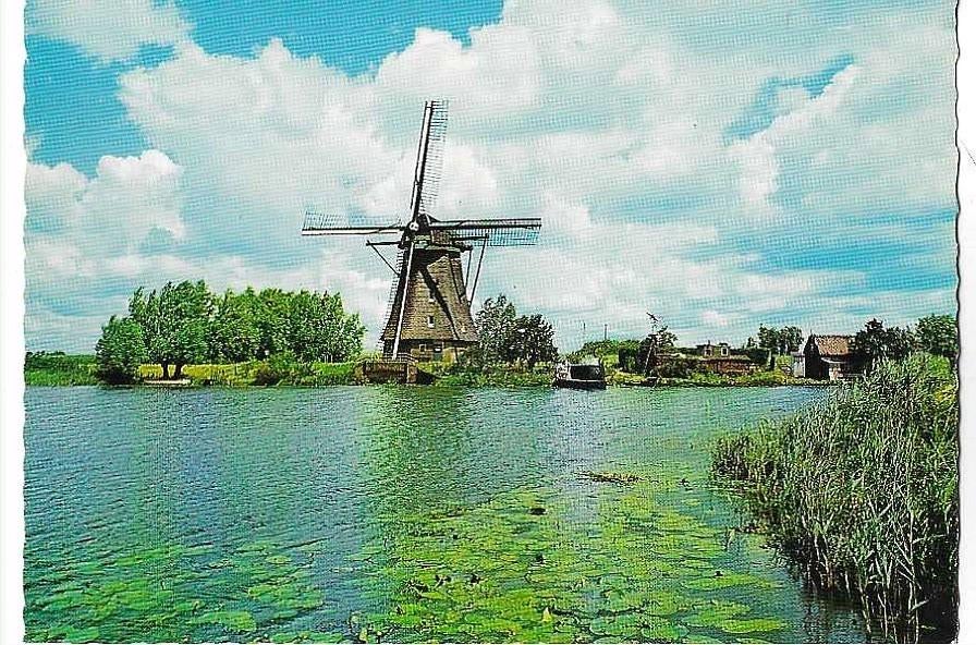 Kinderdijk / Molens, Ophalen of Verzenden, 1960 tot 1980, Ongelopen, Zuid-Holland