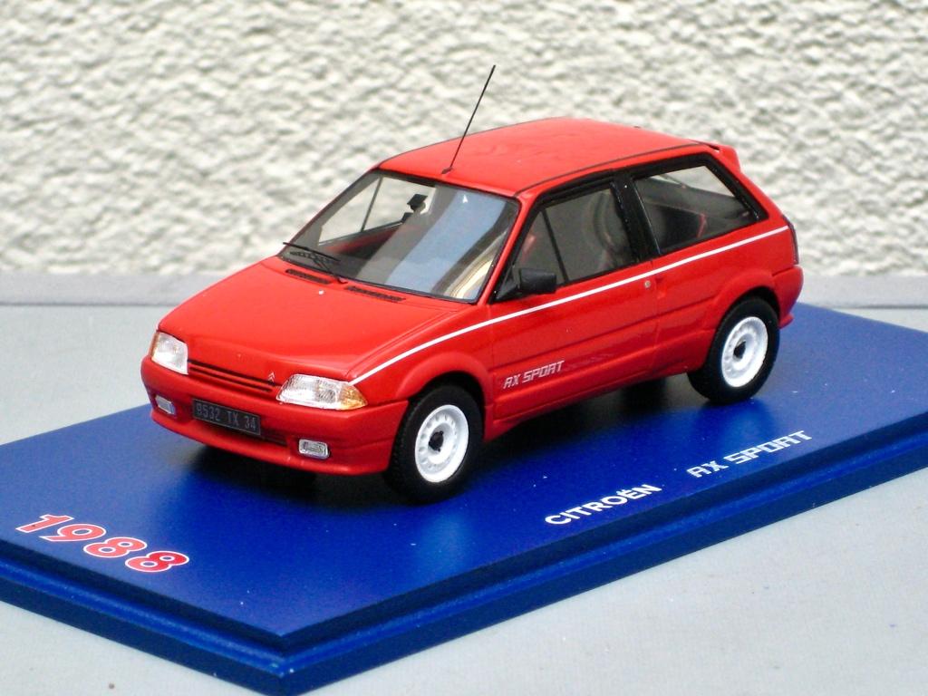 Citroen AX Sport 1988 rood Milezim 1:43, Ophalen of Verzenden, Nieuw, Auto, Overige merken