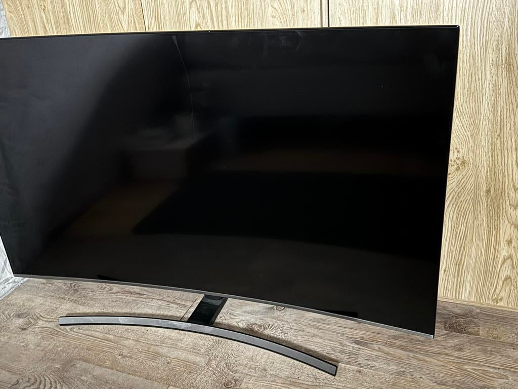 Samsung curved 4k smarttv 2024 (scherm defect), QLED, 50 Hz, Ophalen of Verzenden, Samsung