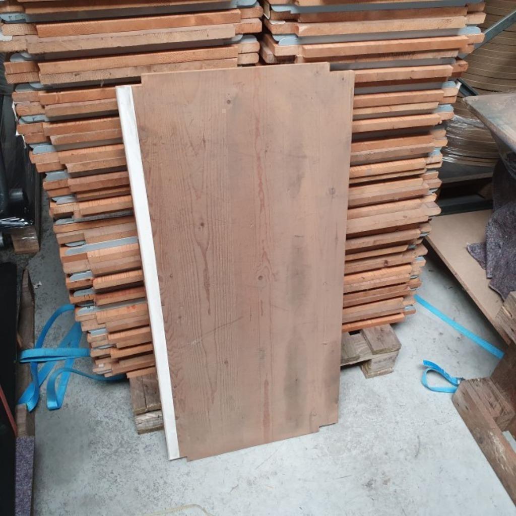 Diverse houten planken onderdelen stelling legborden, Ophalen, Gebruikt, Minder dan 25 mm, Plank