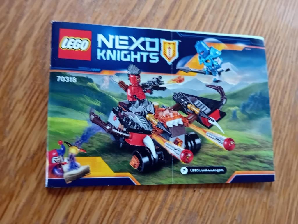 Lego bouwbeschrijving Nexo Knights set 70318, Ophalen of Verzenden, Gebruikt