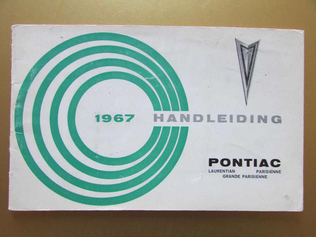 1967 Pontiac full-size modellen handleiding, Nederlands, Auto diversen, Handleidingen en Instructieboekjes, Ophalen of Verzenden