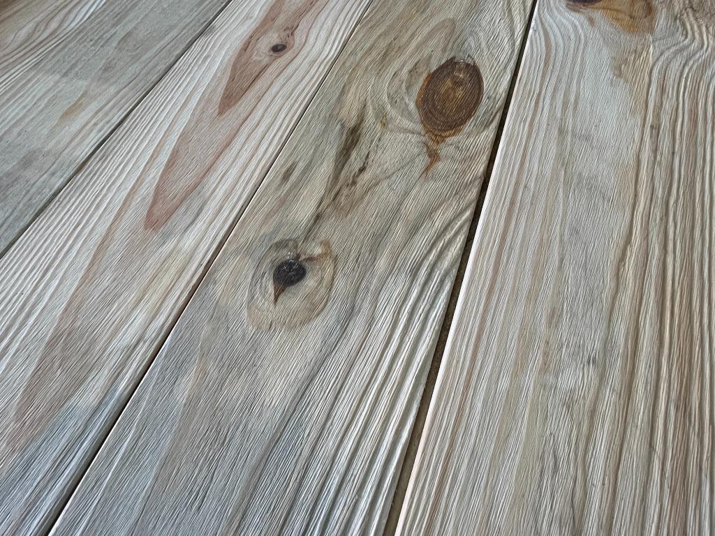 Grenen vloer / wand planken 21x135 , 2m45 lang Geborsteld, Ophalen of Verzenden, Nieuw, 75 m² of meer, Parket