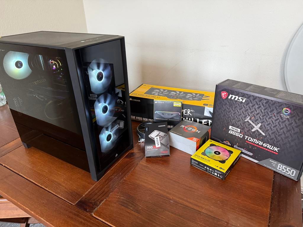 Game PC | Ryzen 5 5600X | 32GB RAM | RX 5600 XT | 2TB SSD, Ophalen, 32 GB, Zo goed als nieuw, Gaming