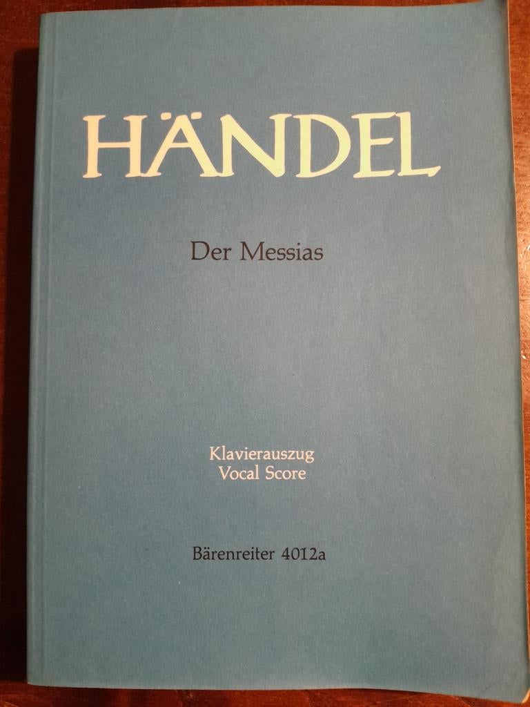 Händel - Messiah / Messias, Vocal Score, Ophalen of Verzenden, Artiest of Componist, Klassiek, Piano