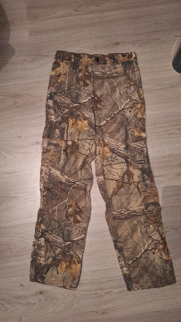 camouflage broek, Kleding | Dames, Broeken en Pantalons, Zo goed als nieuw, Lang, Groen, Ophalen