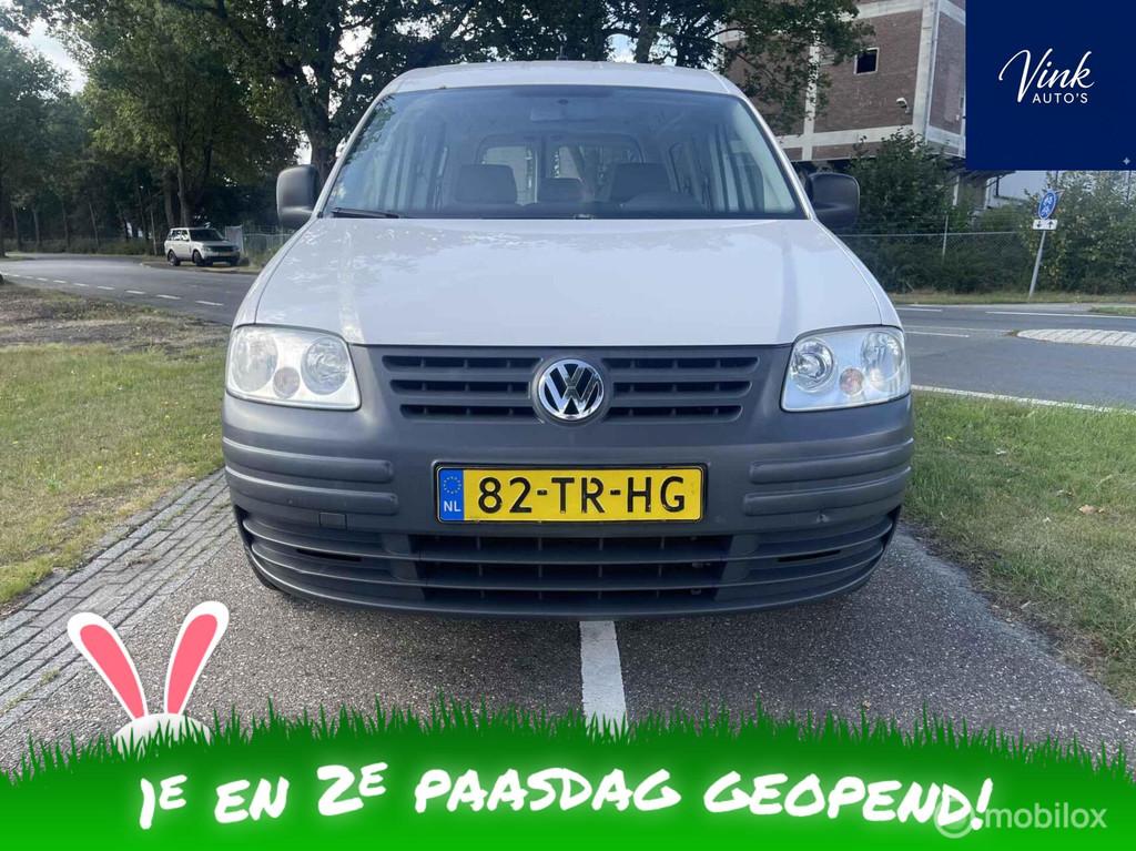 Volkswagen Caddy MPV 1.9 TDI Optive 5p., Auto's, Gebruikt, Overige modellen, 4 cilinders, Wit