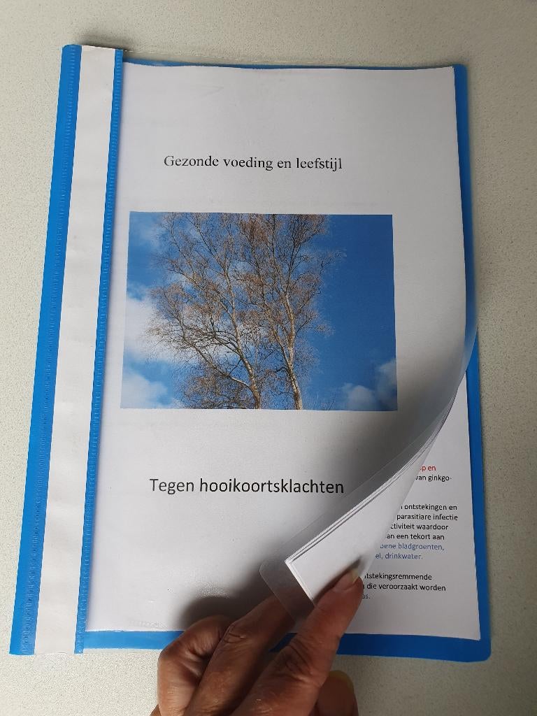 Wie wil van de hooikoorts af?      Boekje met tips., Ophalen, Nieuw, Ziekte en Allergie, Onbekend