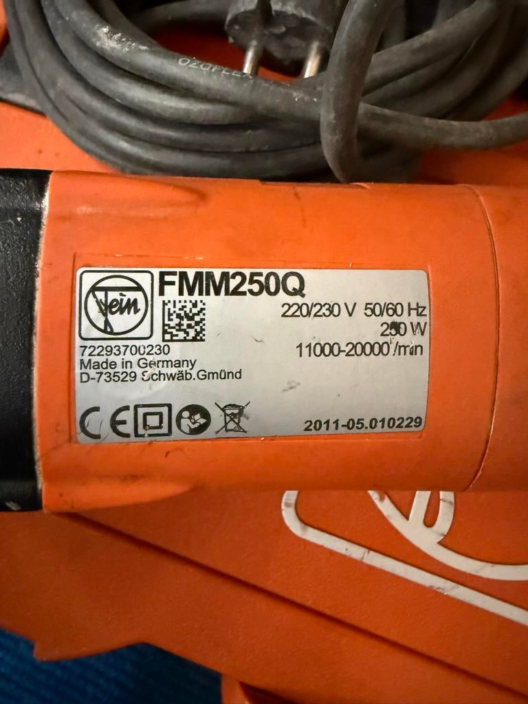 Fein FMM250Q multitool, Ophalen of Verzenden, Gebruikt