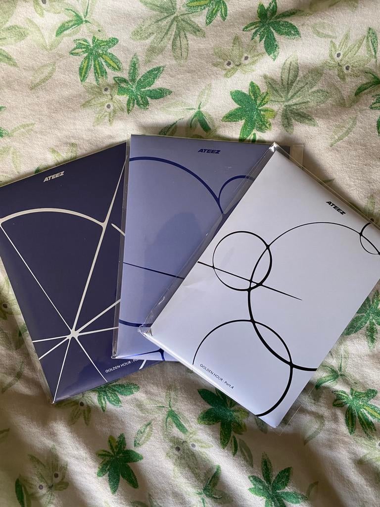 SEALED set ateez poca albums golden hour part 4 nieuw, Ophalen of Verzenden, Zo goed als nieuw, Aziatisch