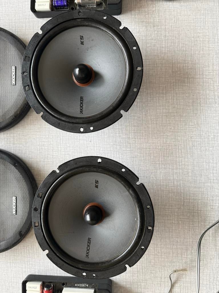 Kicker KS 2-weg autospeakers 16,5cm (6.5 inch), Auto diversen, Ophalen of Verzenden, Gebruikt
