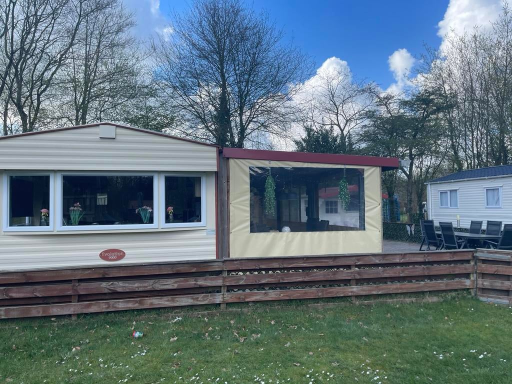 Stacaravan Evolution 9000 9x3 incl stageld seizoen, Meer dan 6