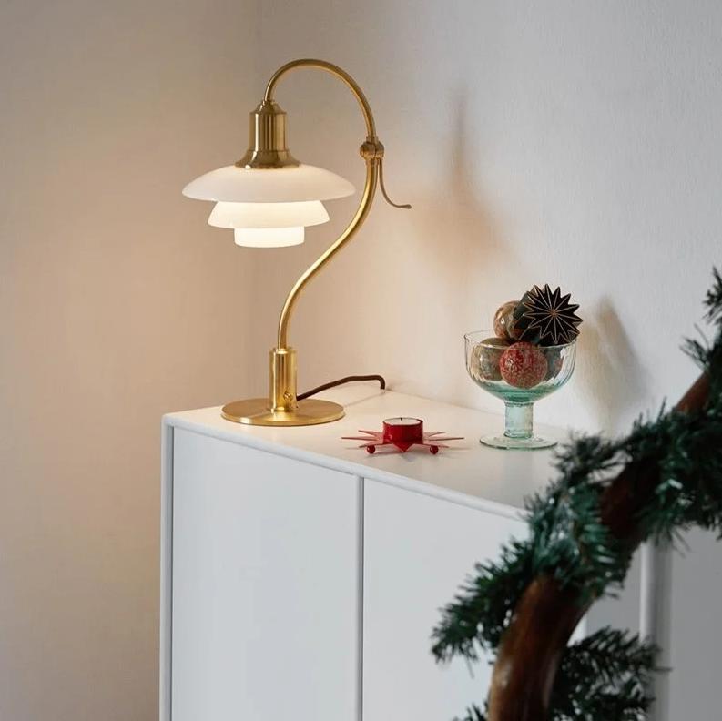 Louis Poulsen PH2/2 Question mark Brass model 2021, Ophalen of Verzenden, Zo goed als nieuw, Glas, Modern, Tijdloos, Retro, Scandinavisch, Deens